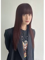 トリッカ 銀座(tricca)&nbsp;ロングレイヤー/顔まわりレイヤー/シャギーレイヤー/暖色