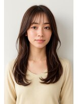 六本松航空&nbsp;顔周りレイヤースタイル