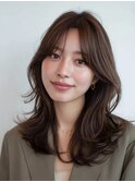 クラゲヘアー/小顔/ココアベージュ/オリーブグレー/水戸米沢