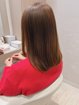 コーエン(cowen) 大人かわいい☆明るいカラーで白髪をぼかす♪透明感カラー