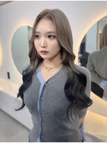 ラピス 福岡天神店(Lapis)&nbsp;ミルクティーグレージュ×エクステエンドカラー