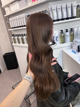 ペレ 渋谷(PELE) ミディアムヘア/暗めカラー/グランマッシュ/渋谷