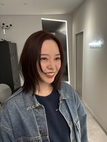 ナンバー 竪町(number+) 韓国風レイヤー◎小顔カット透明感カラー20代30代