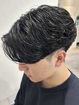 ナム 錦糸町(NAM)&nbsp;MEN'S HAIR/ブルーブラック/フェザーパーマ/錦糸町