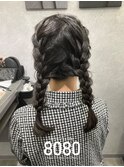 編み込みツイン