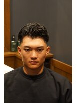 銀座 シノ 本店(shino) オールバック+フェード
