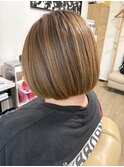 まとまり抜群♪丸みボブ☆