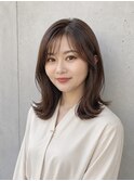 透明感カラー&外はねレイヤー