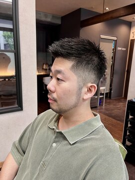 メンズ レオ 南森町店(men's LEO) フェード×ワイルドアップバング