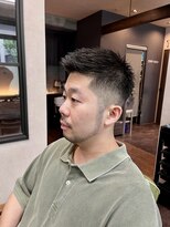 メンズ レオ 南森町店(men's LEO) フェード×ワイルドアップバング