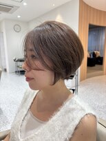 オン キャナルシティ博多前店(on) 【吉井】レイヤーボブ/ベージュブラウン/ボブ/30代