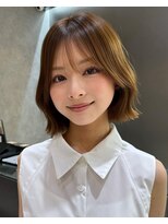 サンドナル 鹿児島天文館(sand NALU)&nbsp;ハッシュカット/グレージュ/デザインカラー[鹿児島天文館]