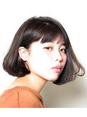 【eTONe】大人の前下がりボブ