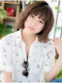 *+COVER HAIR+*…色っぽかわいい★小顔スイングカールミディa