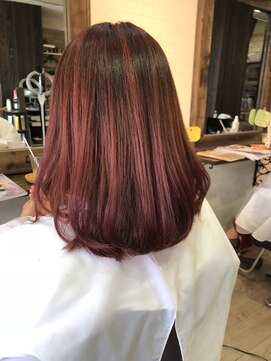 ルシール バイ アリア(Lucir by aria) ピンクグラデーション