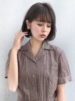 ガーデントウキョウ(GARDEN Tokyo)&nbsp;【GARDENTokyo川谷】モテ 愛され ゆるふわ質感　斜めバングボブ