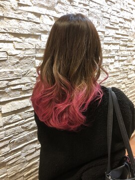 ブランシェ神領店 ピンクグラデーション☆《高橋》