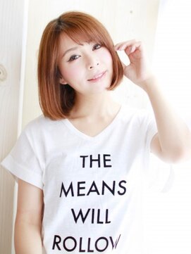 ナル 白山神社参道通り店(nalu) ツヤ感ワンカールボブスタイル