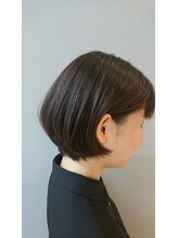 カタチ 新丸子(katachi) ナチュラル前下がりショートボブ