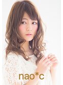 【nao*c富雄店】ミルクティーベージュアッシュ/ほつれウェーブ