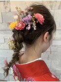 編みおろしダウンスタイル
