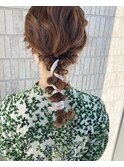 ヘアアレンジ ワイヤーアレンジ 編みおろし