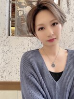 マイラグーン(MY LAGOON)&nbsp;髪質改善・韓国・ショート・ベージュハイライトインナーカラー