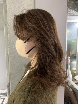 リバレッジ 白金(Leverage) レイヤーカット上品カラー30代40代【/白金/目黒】担当山岡