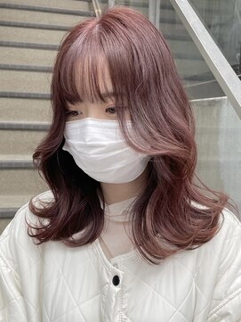 ランド 原宿表参道(LAND) ピンクブラウンに