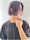 ショートボブ / ラベンダー