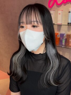 ロンドヴァリー 渋谷店(Lond vallee) 前髪インナーカラーシルバーロング！