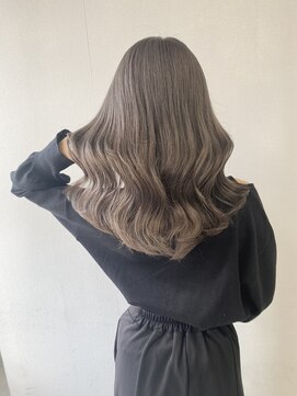 アオアクア バイ グルグル 小岩店(ao akua by GULGUL) 韓国巻き×レイヤー×グレージュミルクティー