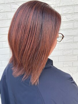 アンジュ 篠ノ井店(ange) 20代30代40代50代　ナチュラルオレンジカラー