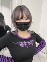 キバ(kva) ▽□□▽ウルフカットはデザインカラーが1番似合う!