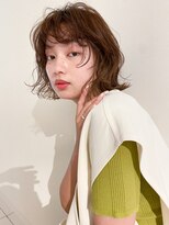 エン(en,)&nbsp;大人可愛いマッシュウルフ/くびれウルフ/ブラウンベージュ