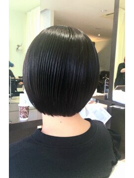 アメイジングヘアー 美沢店(AMAZING HAIR) 丸みボブ/ショートボブ/黒髪/艶感/大人可愛い/20代30代40代50代