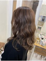 ラゴム 池袋(LAGOM)&nbsp;切りっぱなしボブ/美髪/ピンクブラウン[池袋/髪質改善]