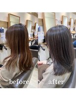 ミラバイケンジ 藤沢(Mira by KENJE)&nbsp;白髪ぼかし　セミディ　シアーカラー　【藤沢　藤沢駅】