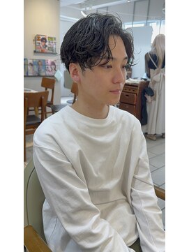 テトラ バイ ネオリーブ 横浜西口店(tetra by neolive) 横浜★サイドパートのメンズパーマ