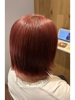 ベルベットヘア 千早店(Velvet hair) pink orange 【Shion】