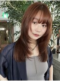 ロングレイヤー　レイヤーカット　フェイスレイヤー