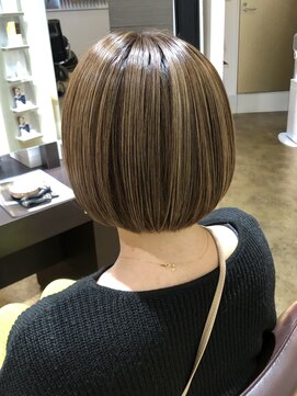 スミヤ(SUMIYA) 大人可愛い20代30代40代50代黒髪前下がりショートボブ/鹿児島