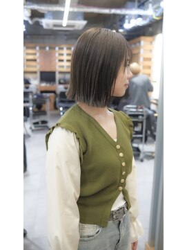 イオエ 梅田(ioe) ニュアンスカラー/グレージュ/ツヤ髪スタイル/髪質改善/縮毛矯正