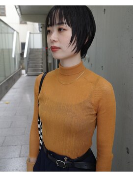 ユノ(juno) 顔周りレイヤーとショート　シオガマ