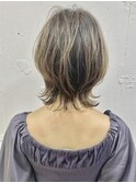 ひし形ネオウルフ×ハイライト　ウルフカット