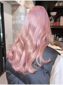 イメチェン/ホワイトブロンド/外ハネボブ/ワイドバング/渋谷