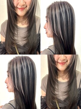 グルグル 新小岩店(GULGUL) レイヤーカット アンブレラカラー