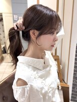 プラグ バイ ネオリーブ(plug by neolive) チェリーブラウン×髪質改善[髪質改善/縮毛矯正/韓国]30