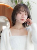 韓国レイヤー顔周りカット透明感カラー髪質改善艶髪シースルー