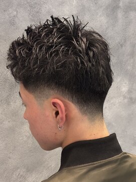 ヒロギンザ 難波店(HIRO GINZA) フェードスパイキーショート